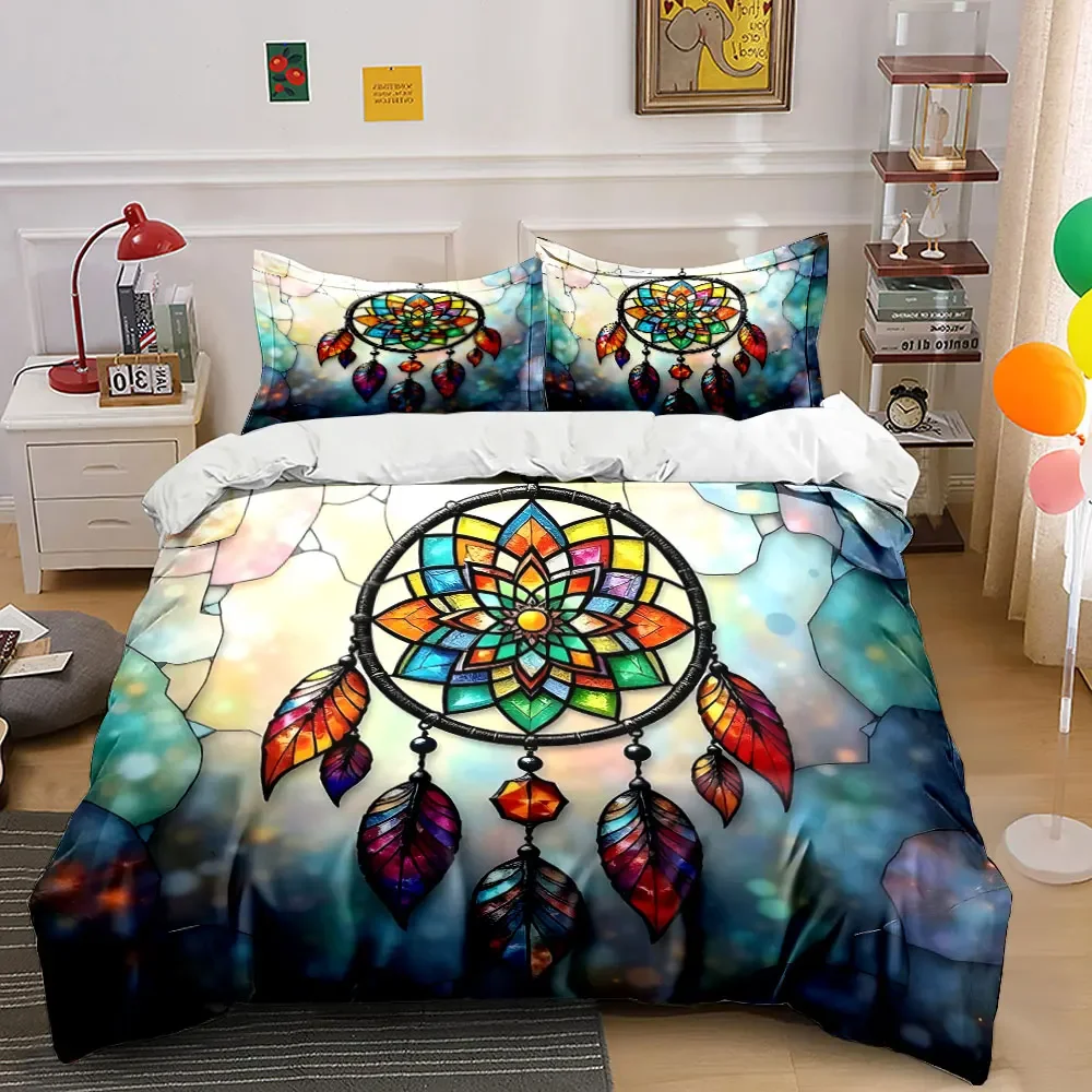 "Colorful Dreamcatcher Home Decor Set" Multiple sizes kid's and adults' bedroom Exquisite 3PC bedding set, gift
"Colorful Dreamcatcher Home Decor Set" Multiple sizes kid's and adults' bedroom Exquisite 3PC bedding set, gift