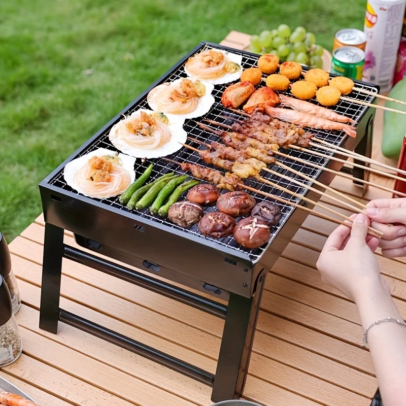 Foldable BBQ Rack Smokeless Charcoal Stove, Portable Barbecue Cooker For Outdoor Camping Picnic Daily Entertainment
Foldable BBQ Rack Smokeless Charcoal Stove, Portable Barbecue Cooker For Outdoor Camping Picnic Daily Entertainment
