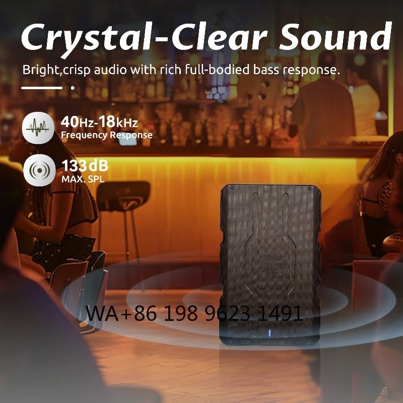 18 Inch Active Subwoofer DSP Powered Bass Speaker for Stage Live Events Banquet Hall
18 Inch Active Subwoofer DSP Powered Bass Speaker for Stage Live Events Banquet Hall