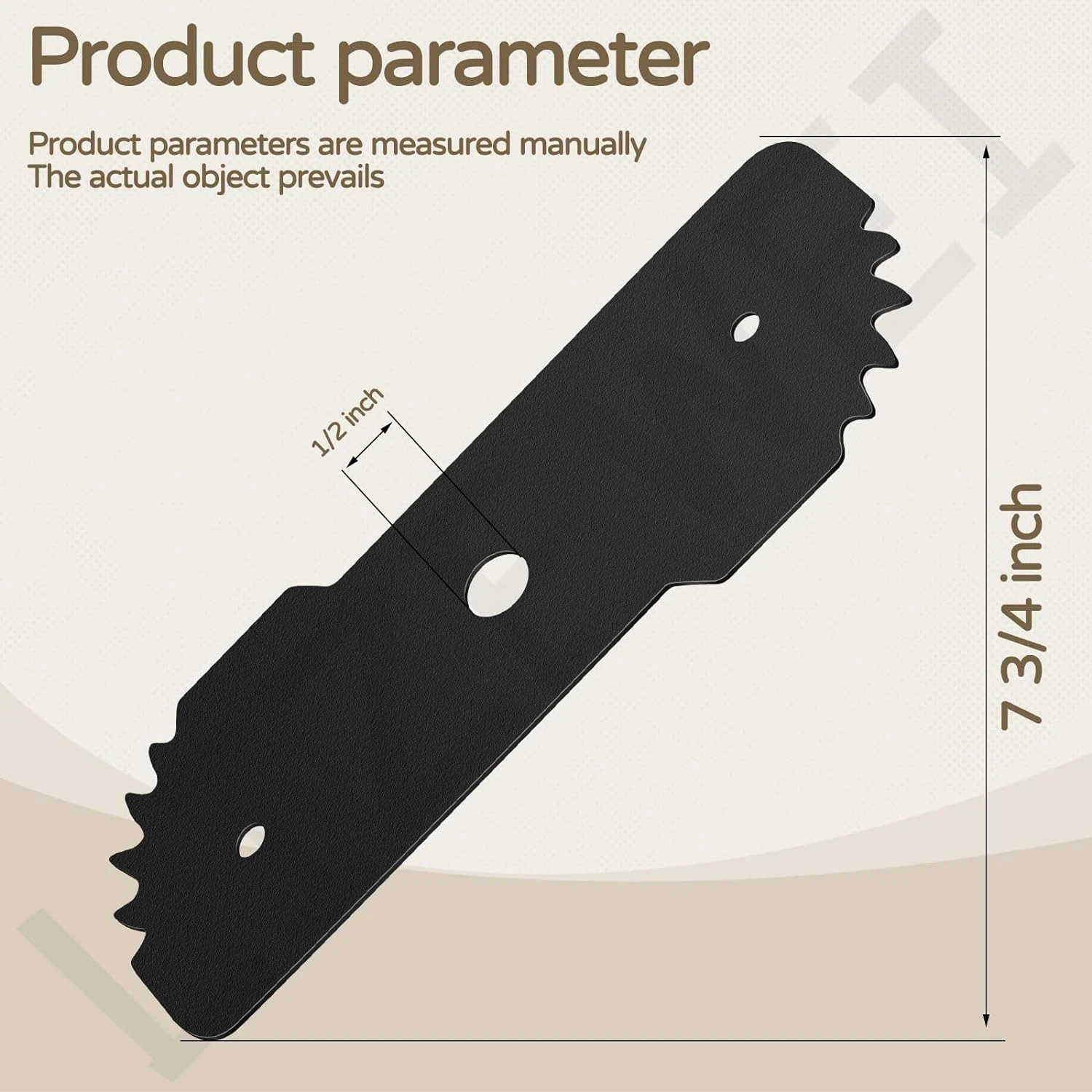 Elevate your landscaping efforts with these high-quality, sharp, durable precision-engineered premium cutting blades. Designed f
Elevate your landscaping efforts with these high-quality, sharp, durable precision-engineered premium cutting blades. Designed f