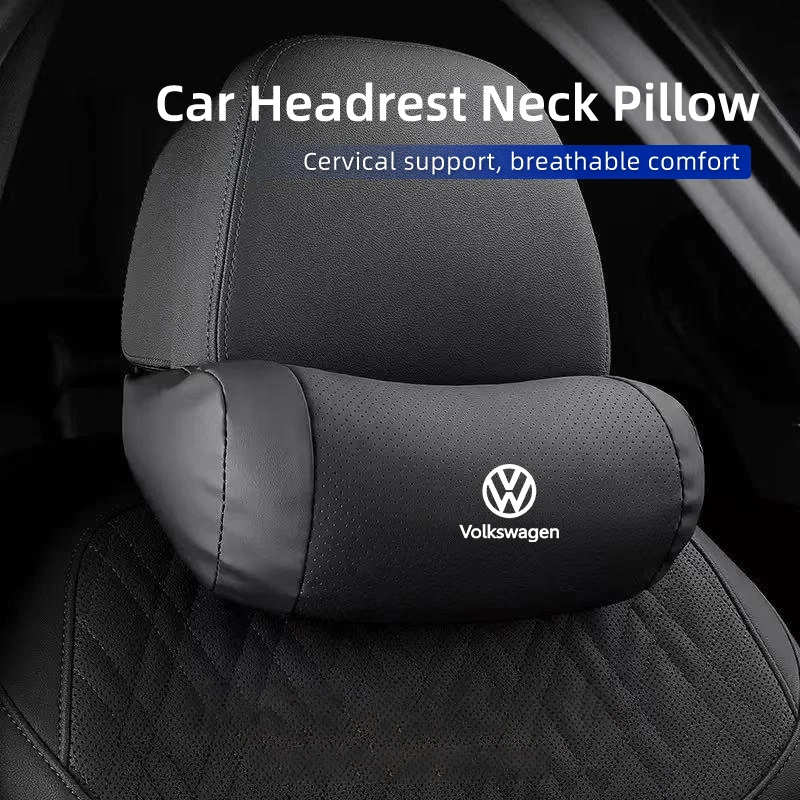 Car Seat Headrest Leather Head Support Protector Cushion For Volkswagen VW Tiguan CC Jetta Polo Golf Passat Scirocco T-ROC
Car Seat Headrest Leather Head Support Protector Cushion For Volkswagen VW Tiguan CC Jetta Polo Golf Passat Scirocco T-ROC