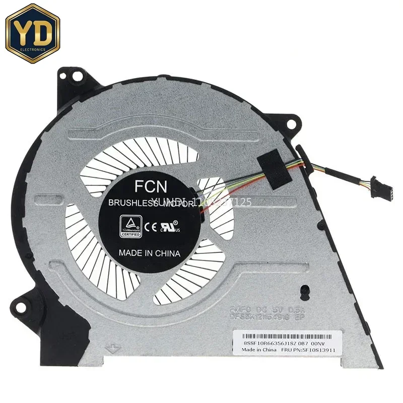 YD New CPU Cooling Fan Replacement For Lenovo IdeaPad Flex 5 14IIL05 14ITL05 14ARE05 15IIL05 C550-14 81X1 5F10S13911 Laptop
YD New CPU Cooling Fan Replacement For Lenovo IdeaPad Flex 5 14IIL05 14ITL05 14ARE05 15IIL05 C550-14 81X1 5F10S13911 Laptop