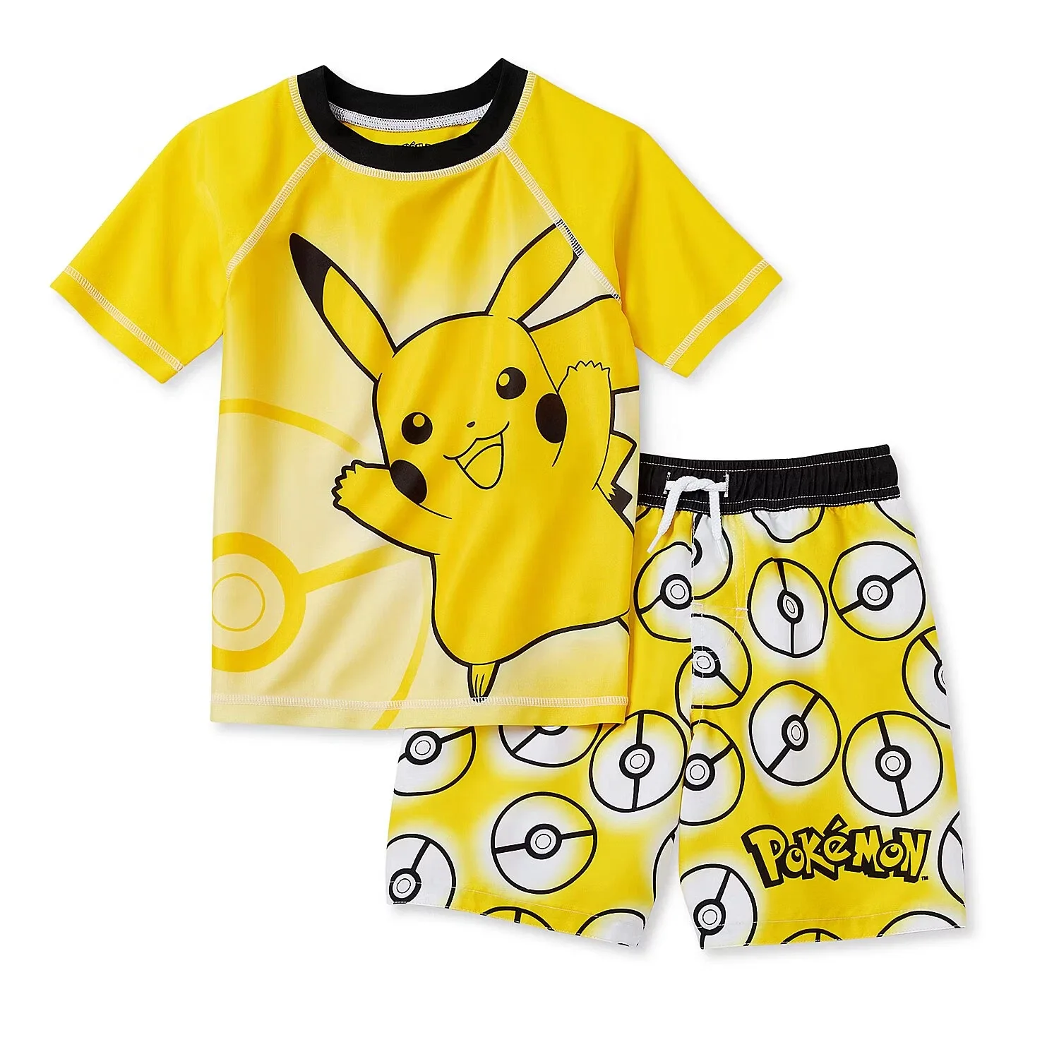 Potdemiel Pikachu & Pokeball Yellow Pajama Adult Kids T-Shirt & Shorts Set Athleisure Set Family Summer Breathable Quick-drying
Potdemiel Pikachu & Pokeball Yellow Pajama Adult Kids T-Shirt & Shorts Set Athleisure Set Family Summer Breathable Quick-drying