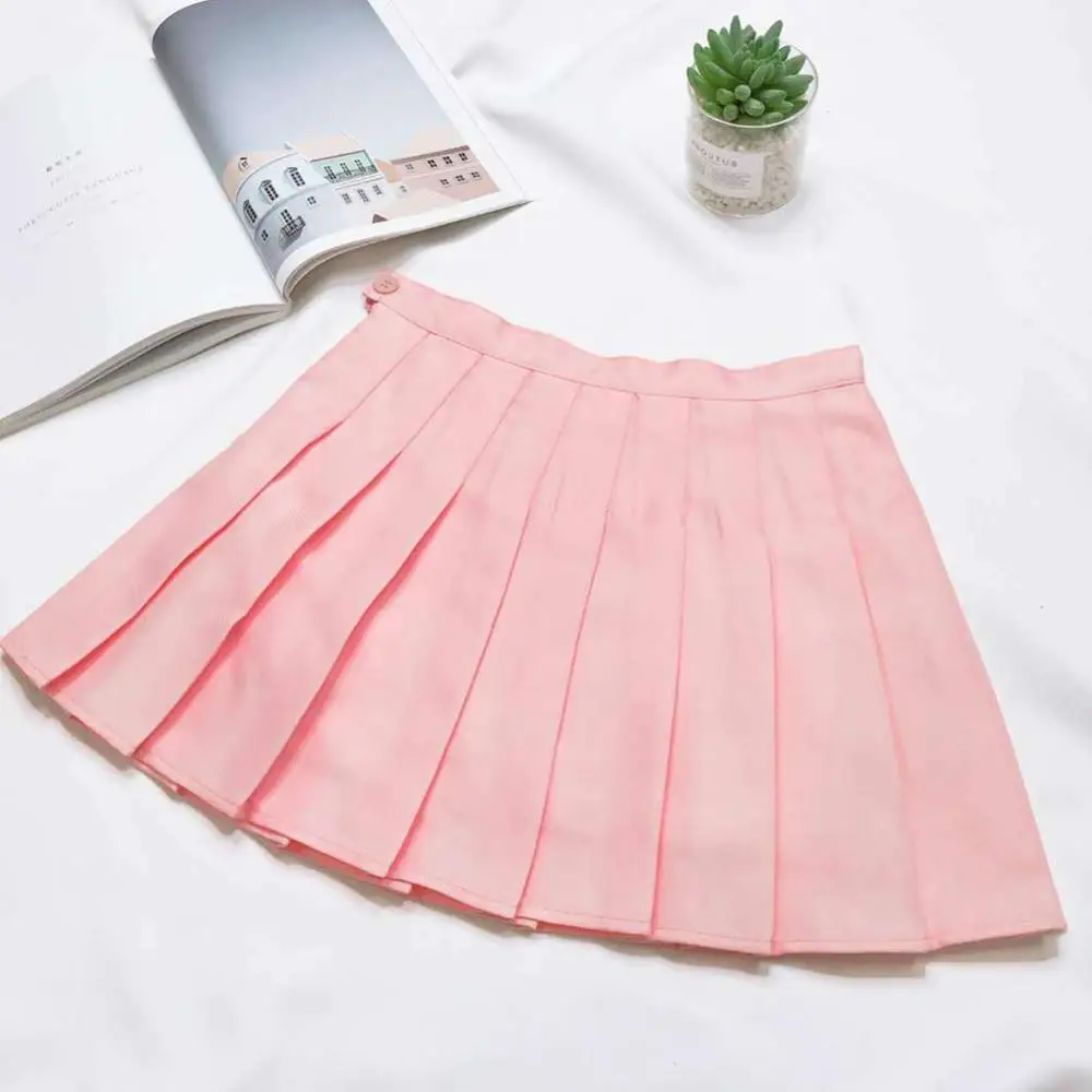 Women Tennis Skirt Solid Color High Waist Pleated A-Line Mini Tennis Skirt For Summer Women's Clothing
Women Tennis Skirt Solid Color High Waist Pleated A-Line Mini Tennis Skirt For Summer Women's Clothing