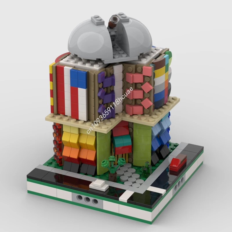 792 шт. MOC Микрополис, научный город, модульные здания, строительные блоки, рождественская вечеринка, сумка для подарков, вариант игрушки на день рождения, подарок 
792 шт. MOC Микрополис, научный город, модульные здания, строительные блоки, рождественская вечеринка, сумка для подарков, вариант игрушки на день рождения, подарок