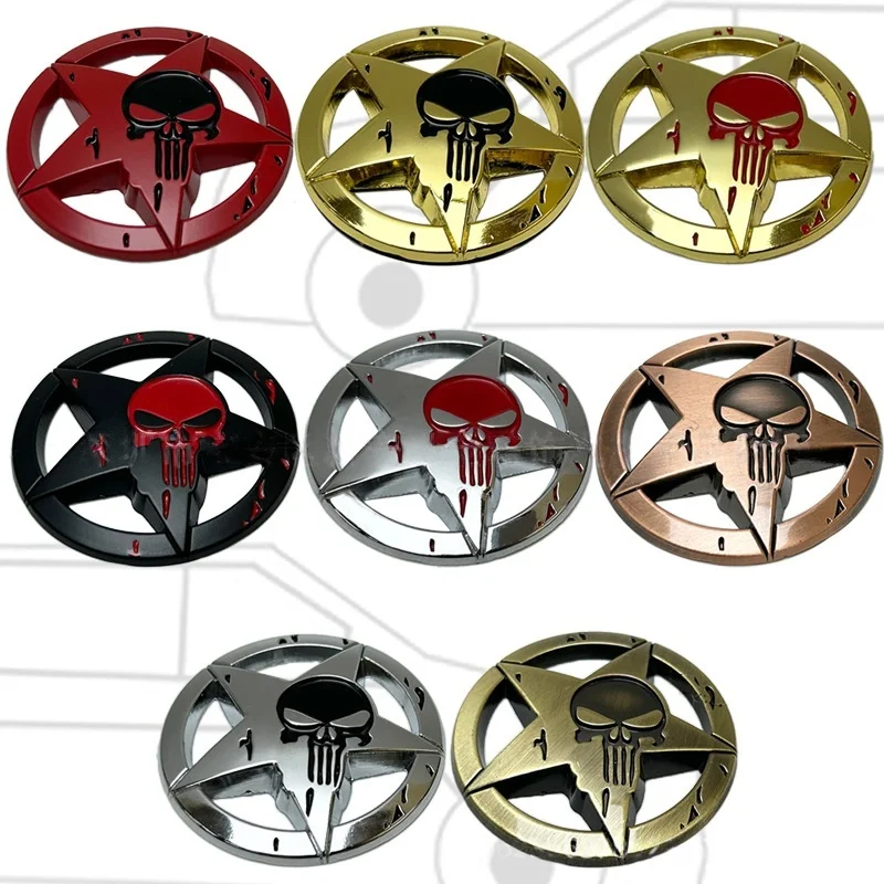 3D Round five-pointed star Skull Mastermind for Motorcycle Car Helmet Racing Laptop car Fender Rear Decal Emblem Badge Sticker
3D Round five-pointed star Skull Mastermind for Motorcycle Car Helmet Racing Laptop car Fender Rear Decal Emblem Badge Sticker