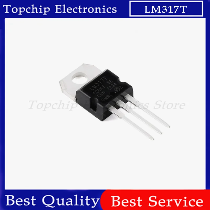 10шт LM317 LM317T Регулятор напряжения TO-220
10шт LM317 LM317T Регулятор напряжения TO-220