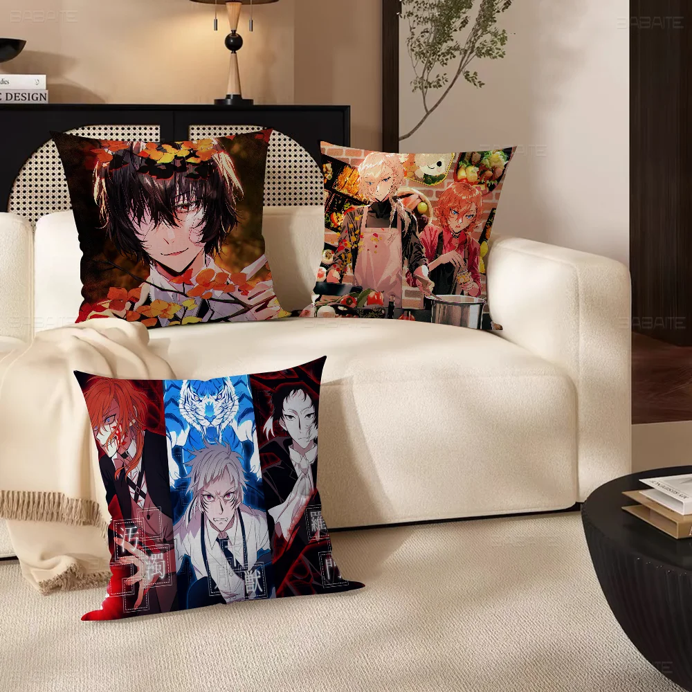 Bungo Stray Dogs Cushion Cover Car Throw Pillow Case For Sofa Car Christmas Gift 40x40cm 45x45cm
Bungo Stray Dogs Cushion Cover Car Throw Pillow Case For Sofa Car Christmas Gift 40x40cm 45x45cm