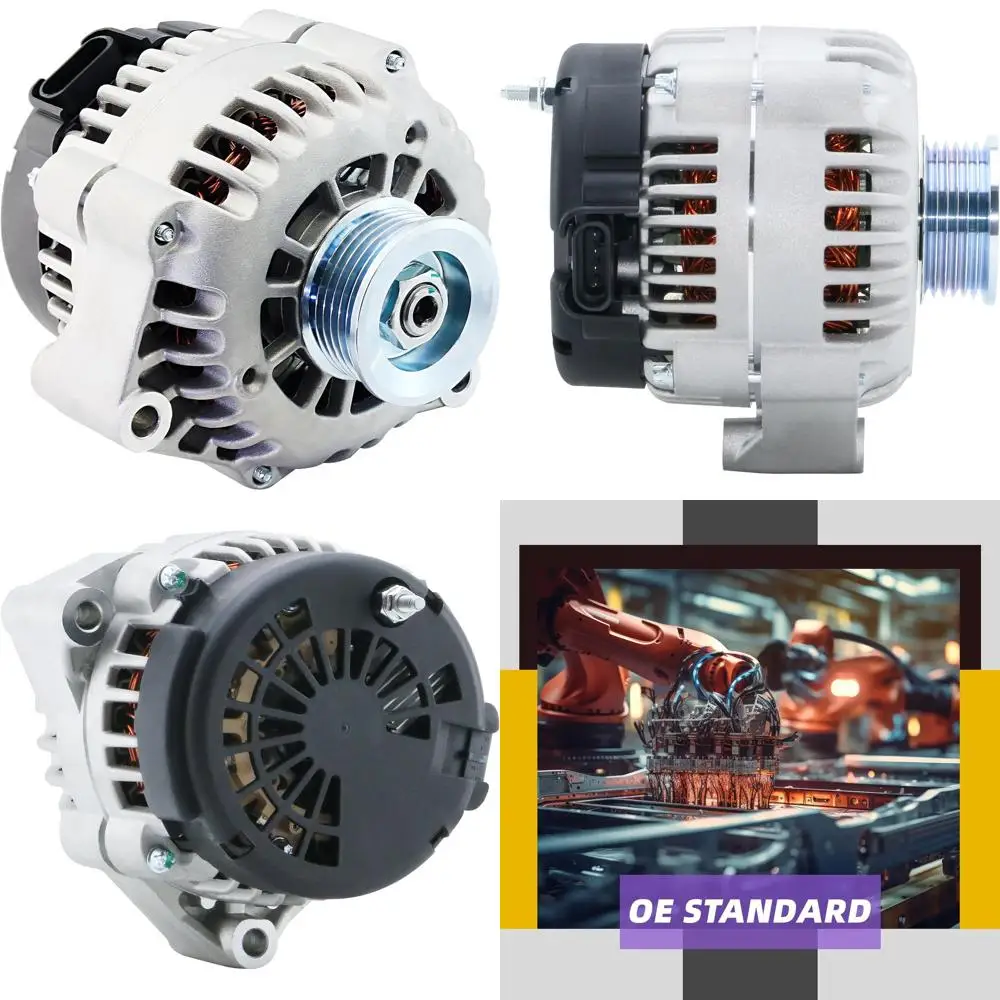 8247N Alternator Compatible with Chevy C Truck Silverado 4.3 4.8 5.3 6.0 2000 2001 2002 2003 2004 10464451 10464481 10480326M 10
8247N Alternator Compatible with Chevy C Truck Silverado 4.3 4.8 5.3 6.0 2000 2001 2002 2003 2004 10464451 10464481 10480326M 10