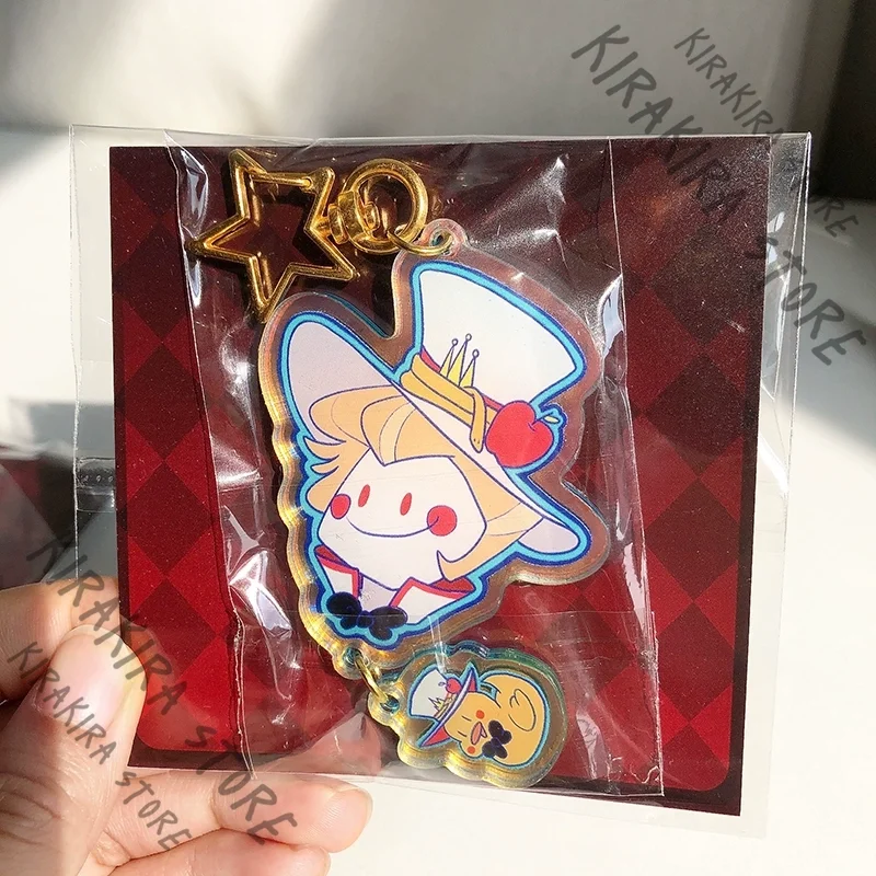 Alastor Niffty Husk Hazbin Hotel Cosplay Fangoods Acrylic Keychain Anime Pendant Hanging Drop Charlie Lucifer Ornaments Mascot
Alastor Niffty Husk Hazbin Hotel Cosplay Fangoods Acrylic Keychain Anime Pendant Hanging Drop Charlie Lucifer Ornaments Mascot
