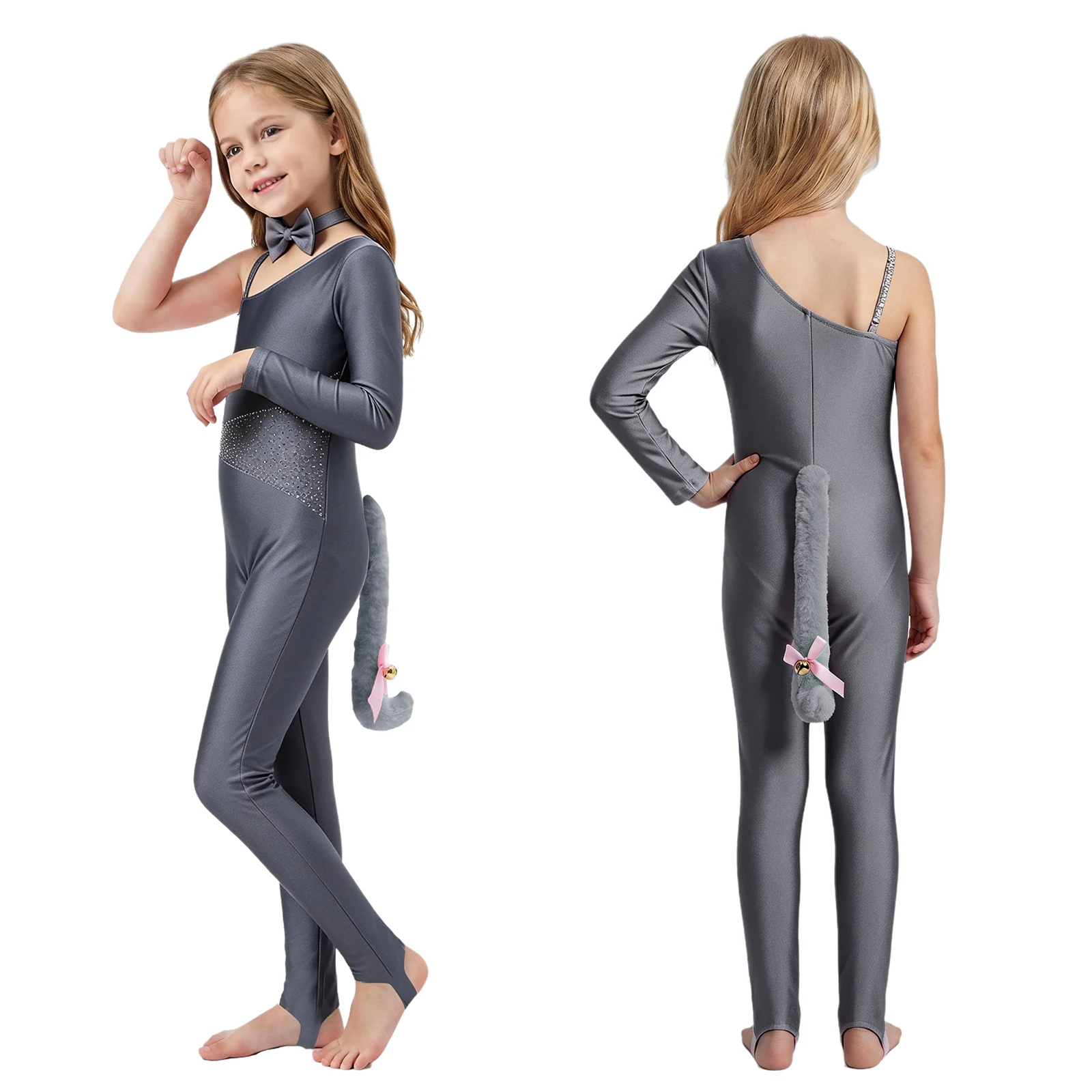 Kids Girls Shiny Rhinestone Gymnastics Leotard Figure Skating Acrobatics Performance Jumpsuit+Neckwear Ballet Dance Unitards
Kids Girls Shiny Rhinestone Gymnastics Leotard Figure Skating Acrobatics Performance Jumpsuit+Neckwear Ballet Dance Unitards
