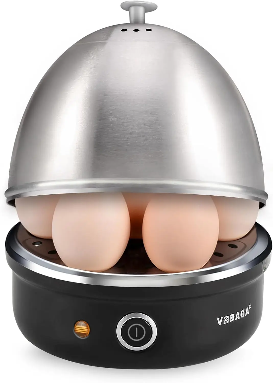 Electric Egg Cooker with Auto Shut Off, 7-Egg Capacity for Boiled, Poached, Steamed Eggs and More
Electric Egg Cooker with Auto Shut Off, 7-Egg Capacity for Boiled, Poached, Steamed Eggs and More