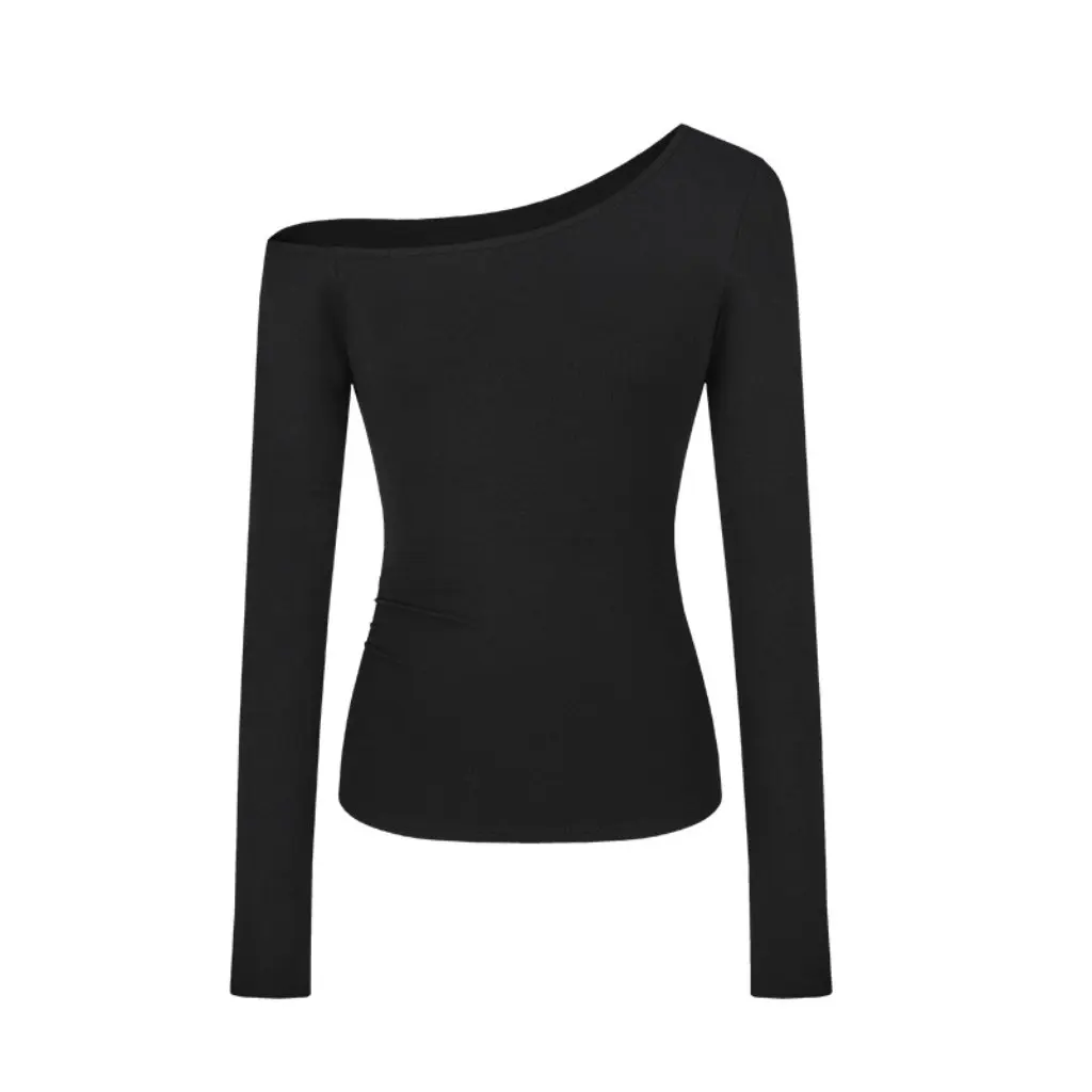 Women's Pure Shoulder Long-Sleeved T-shirt Slim-fit Early Autumn Fashionable Ins Style Spice Girls Niche Top
Women's Pure Shoulder Long-Sleeved T-shirt Slim-fit Early Autumn Fashionable Ins Style Spice Girls Niche Top