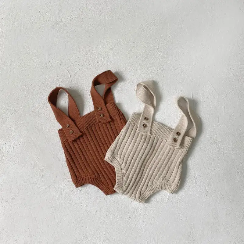 2026 весенний новый детский вязаный боди без рукавов для маленьких девочек, однотонный комбинезон на бретелях, модный свитер для маленьких мальчиков, комбинезоны, От 0 до 24 месяцев
2026 весенний новый детский вязаный боди без рукавов для маленьких девочек, однотонный комбинезон на бретелях, модный свитер для маленьких мальчиков, комбинезоны, От 0 до 24 месяцев