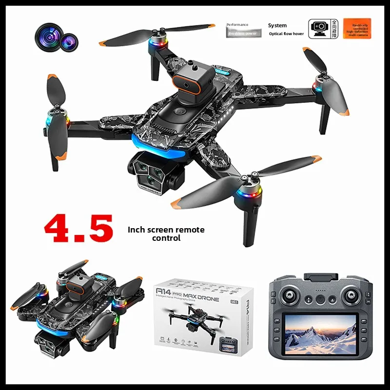 A14 Drone GPS with screen 4.5 inch brushless high definition aerial photography remote control aircraft
A14 Drone GPS with screen 4.5 inch brushless high definition aerial photography remote control aircraft