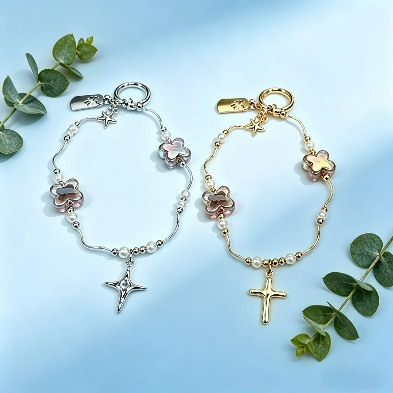 Gradually Change The Four-leaf Clover Mobile Phone Lanyard, Anti-lost Women's Bag Alloy Lanyard
Gradually Change The Four-leaf Clover Mobile Phone Lanyard, Anti-lost Women's Bag Alloy Lanyard