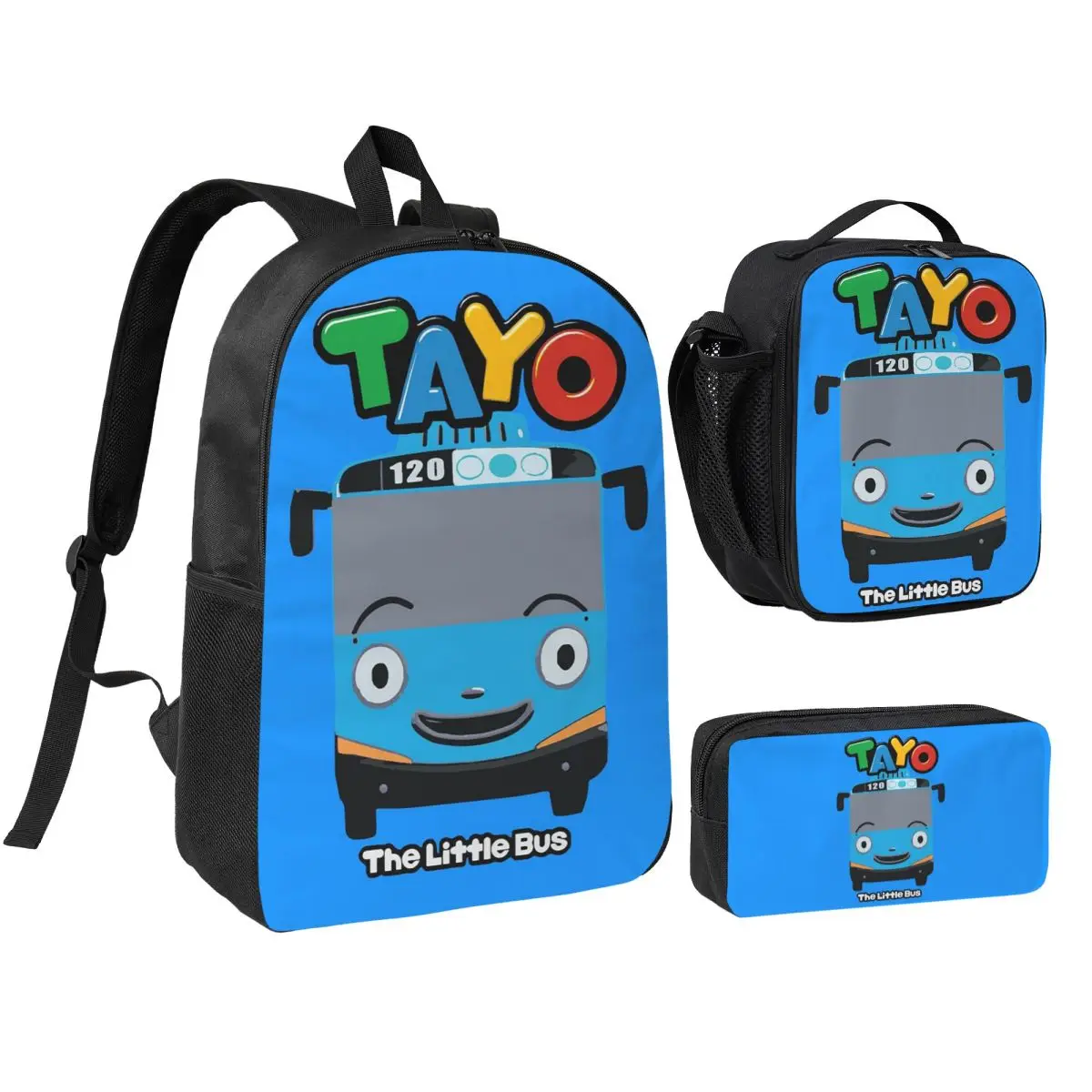 Tayo The Little Bus Backpack Student BookBag School Bag Shoulder Bags 3ps Insulated Lunch Bag Pencil Case
Tayo The Little Bus Backpack Student BookBag School Bag Shoulder Bags 3ps Insulated Lunch Bag Pencil Case