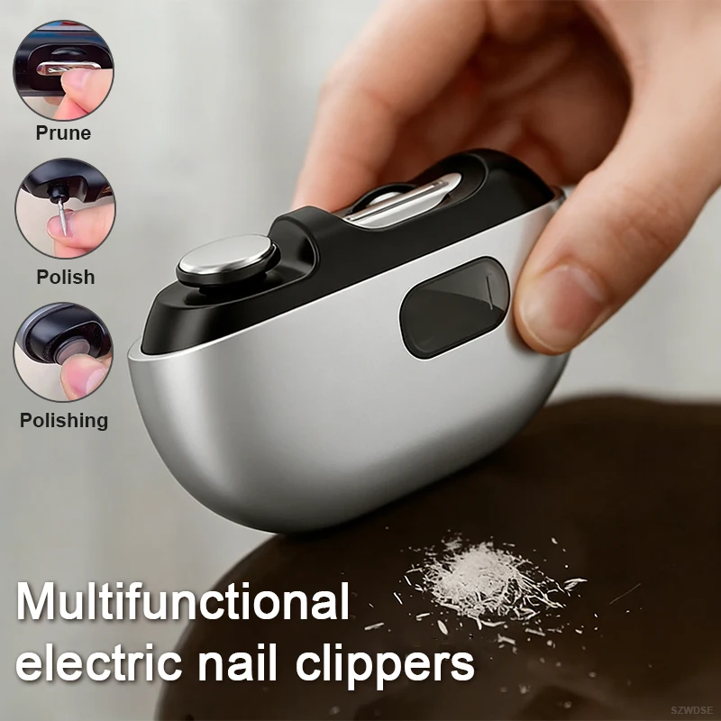 Electric Nail Cutter With Led Light Rechargeable Electric Painless Automatic Trimmer Suitable For Infants And Adults
Electric Nail Cutter With Led Light Rechargeable Electric Painless Automatic Trimmer Suitable For Infants And Adults