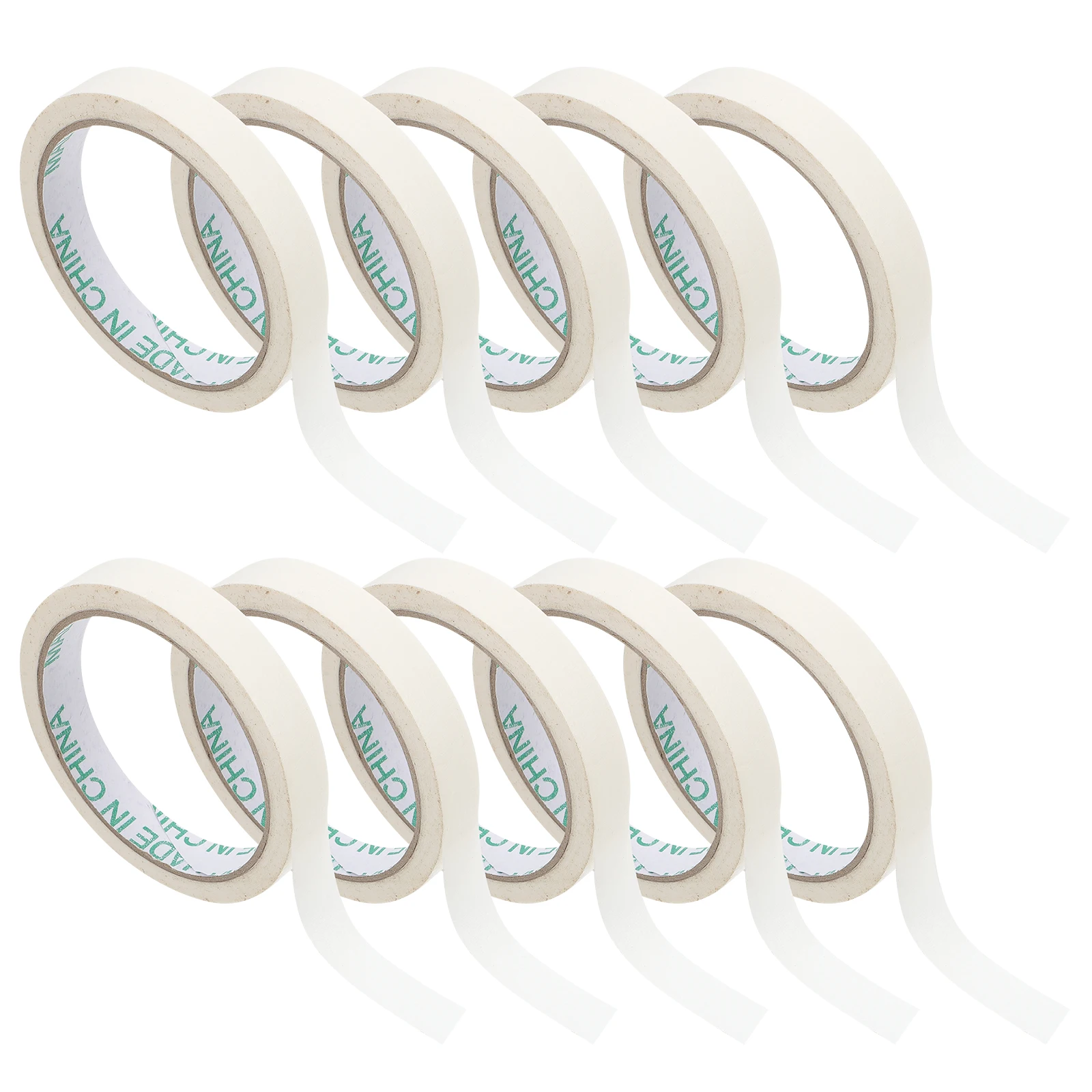 10 Pcs White Crepe Paper Tape Tear Off Zou Pattern Easy Peel Masking Tape Car Spraying Durable Safe Human Body Adhesive
10 Pcs White Crepe Paper Tape Tear Off Zou Pattern Easy Peel Masking Tape Car Spraying Durable Safe Human Body Adhesive