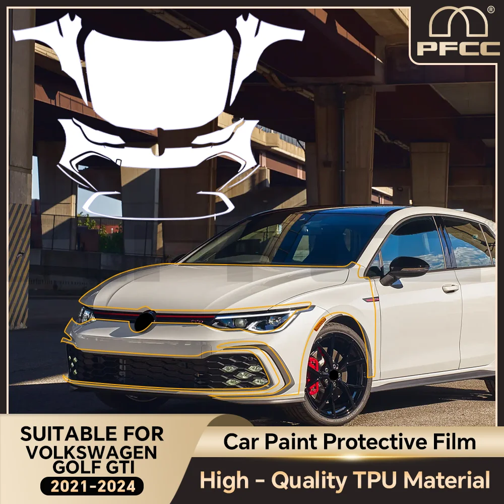 9MIL For Volkswagen GOLF GTI 2021-2024 Pre-cut PPF Bra TPU Anti-scratch Paint Protection Film Car Body Clear Kit Resistant
9MIL For Volkswagen GOLF GTI 2021-2024 Pre-cut PPF Bra TPU Anti-scratch Paint Protection Film Car Body Clear Kit Resistant