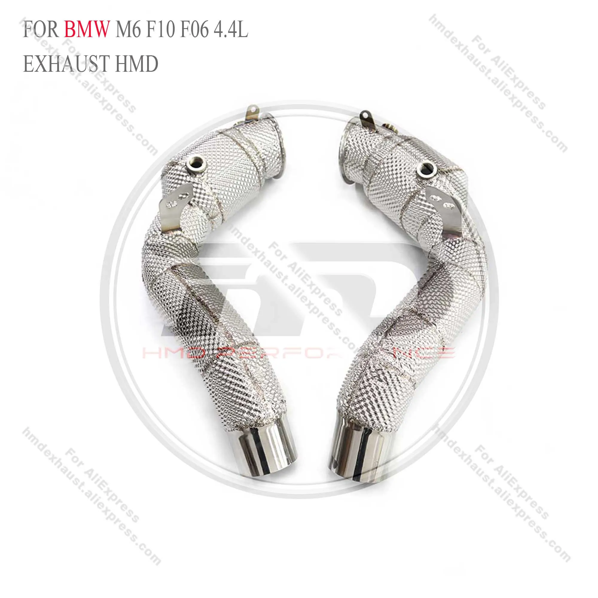 HMD Exhaust System High Flow Performance Downpipe for BMW M6 F10 F06 4.4L With Heat shield
HMD Exhaust System High Flow Performance Downpipe for BMW M6 F10 F06 4.4L With Heat shield