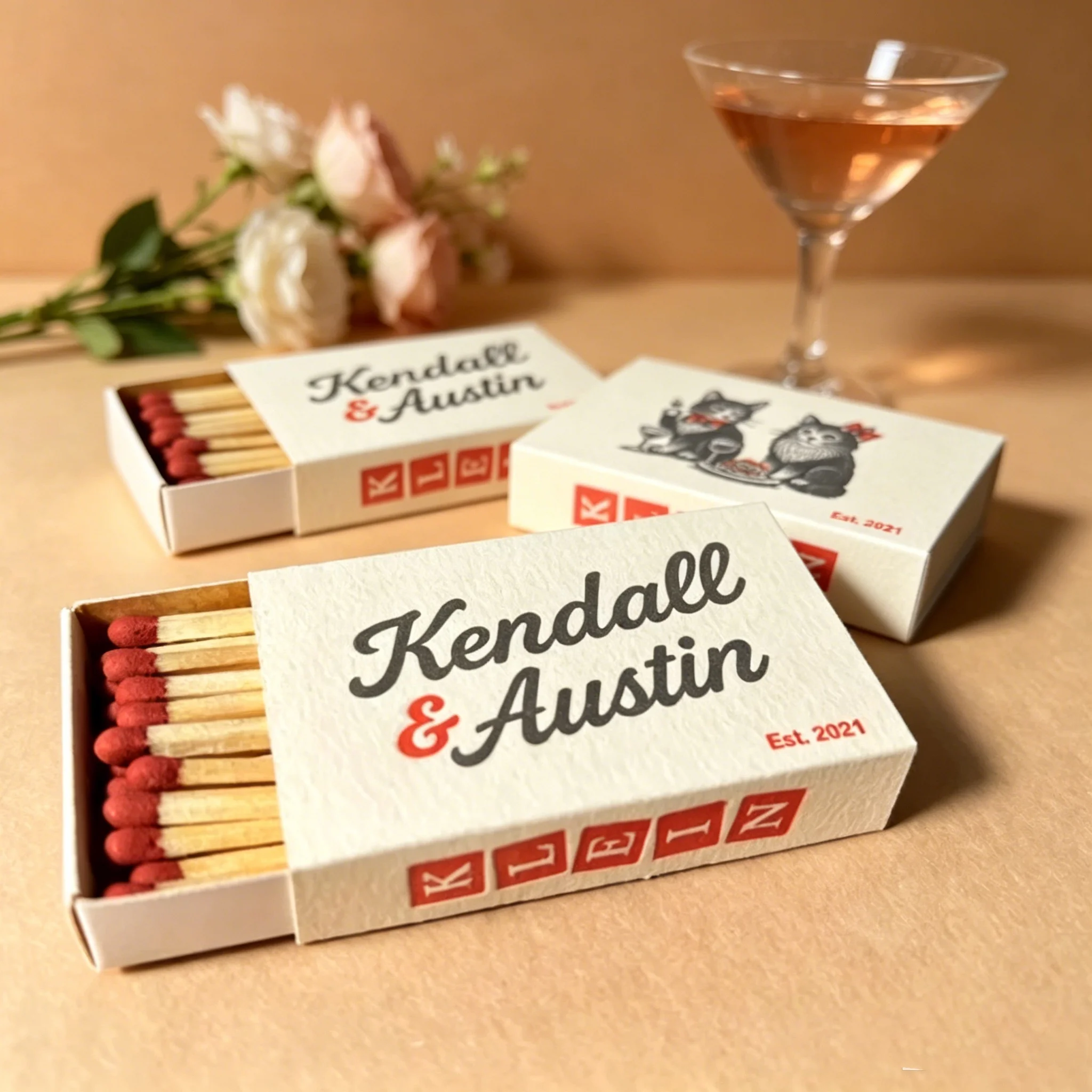 Custom Letterpress Matchboxes – Booking Now for September 2026 Production – Personalized Wedding Favors & Event Keepsakes
Custom Letterpress Matchboxes – Booking Now for September 2026 Production – Personalized Wedding Favors & Event Keepsakes