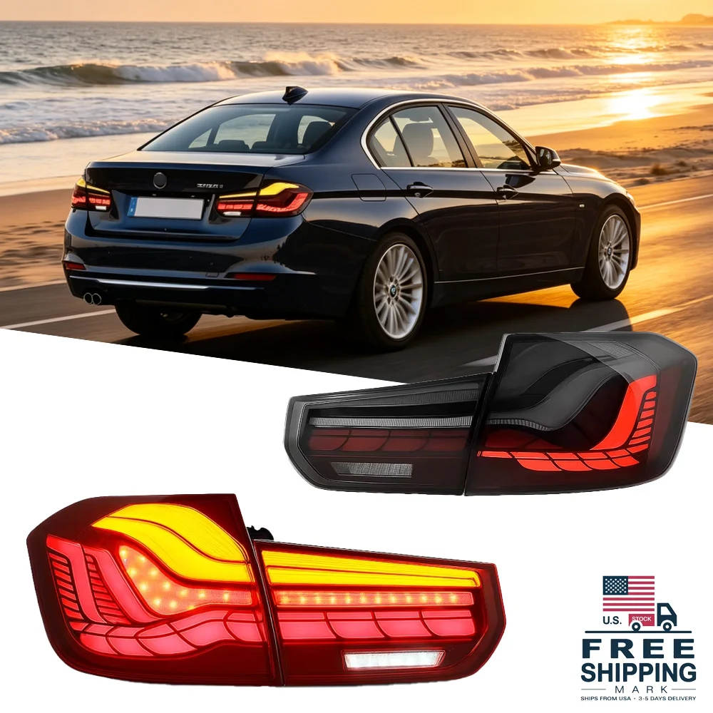 Задние LED-фонари TYPY CAR для BMW 3 серии F30 F80 2012-2019 в стиле GTS, динамические указатели поворота, установка Plug & Play, улучшенная версия.
Задние LED-фонари TYPY CAR для BMW 3 серии F30 F80 2012-2019 в стиле GTS, динамические указатели поворота, установка Plug & Play, улучшенная версия.