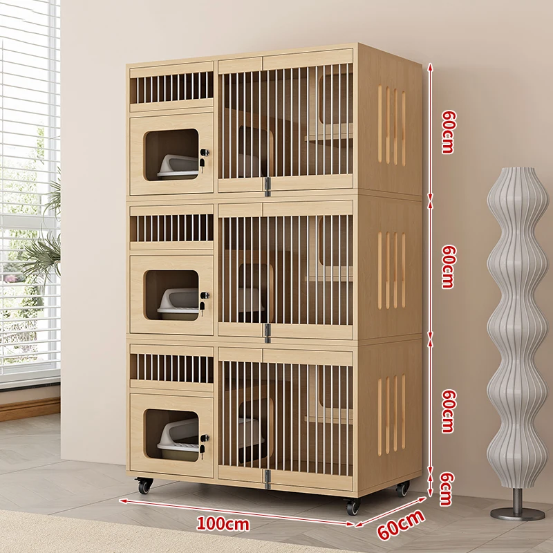 Modern Wooden cat Cages - Environmentally Friendly and Energy-saving. Easy to Clean Pet Furniture. Suitable for Cats and Dogs.
Modern Wooden cat Cages - Environmentally Friendly and Energy-saving. Easy to Clean Pet Furniture. Suitable for Cats and Dogs.