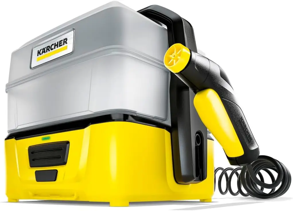 Battery-Operated Mobile Outdoor Cleaner with 1.8 gal. Water Tank, Spray Gun and Hose for On-The-Go Cleaning, 72 PSI
Battery-Operated Mobile Outdoor Cleaner with 1.8 gal. Water Tank, Spray Gun and Hose for On-The-Go Cleaning, 72 PSI