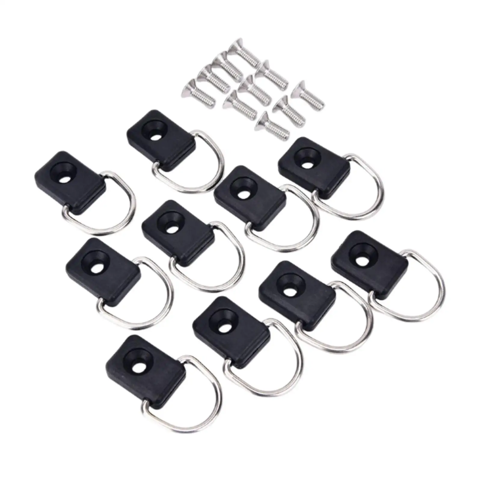 Durable Kayak D Rings Buckle Set Lightweight Deck Rigging for Canoe Boat Fishing Kayaking Accessories
Durable Kayak D Rings Buckle Set Lightweight Deck Rigging for Canoe Boat Fishing Kayaking Accessories