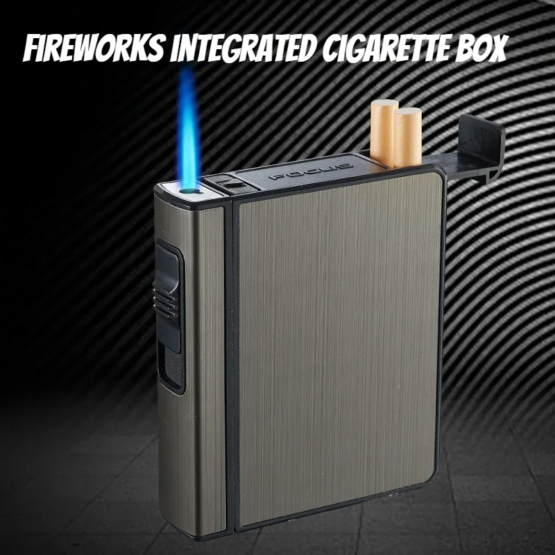 The Latest Straight Ignition Metal Cigarette Box, 20 Pack, Creative Windproof Integrated Cigarette Box and Smoking Accessories
The Latest Straight Ignition Metal Cigarette Box, 20 Pack, Creative Windproof Integrated Cigarette Box and Smoking Accessories