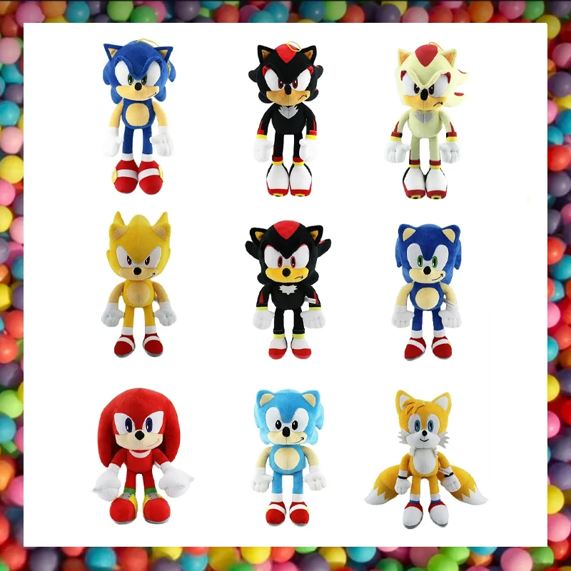Высококачественная плюшевая игрушка 30/33 см: Соник, Нокс, Тейлз — милые мультяшные мягкие куклы-зверушки, подарок на день рождения для детей
Высококачественная плюшевая игрушка 30/33 см: Соник, Нокс, Тейлз — милые мультяшные мягкие куклы-зверушки, подарок на день рождения для детей