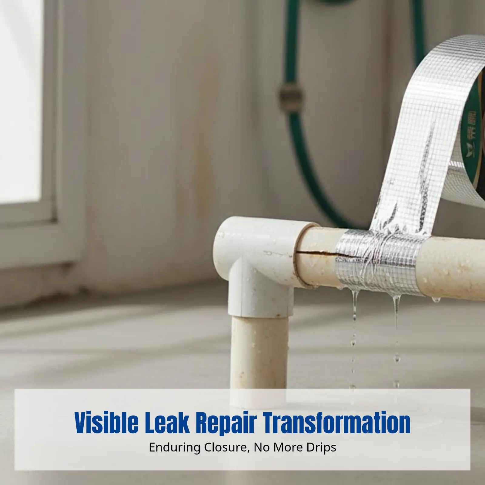 Pipe Repair Tape, Waterproof Butyl, Super Adhesive Leak Fix for PVC/PPR, Random Design
Pipe Repair Tape, Waterproof Butyl, Super Adhesive Leak Fix for PVC/PPR, Random Design