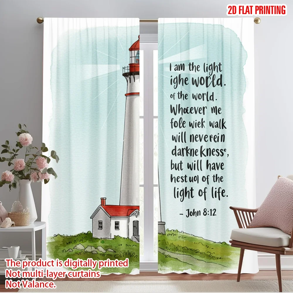 2pcs 2D flat printing Curtain Jesus Light of World Lighthouse Fabric Without Electricity Party Decorations Use for Outdoor
2pcs 2D flat printing Curtain Jesus Light of World Lighthouse Fabric Without Electricity Party Decorations Use for Outdoor