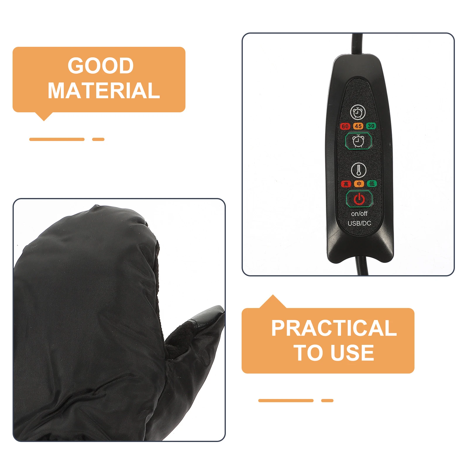 USB Heated Gloves Winter Thermal Mitts Black Color for Men Rapid Heating Long Life Outdoor Sports Foldable Safe Reliable USB
USB Heated Gloves Winter Thermal Mitts Black Color for Men Rapid Heating Long Life Outdoor Sports Foldable Safe Reliable USB