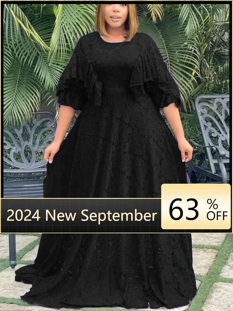 Customized Customized African Dresses for Women Summer African Elegant Flare Sleeve Party Birthday White Black Purple Lace Long
Customized Customized African Dresses for Women Summer African Elegant Flare Sleeve Party Birthday White Black Purple Lace Long