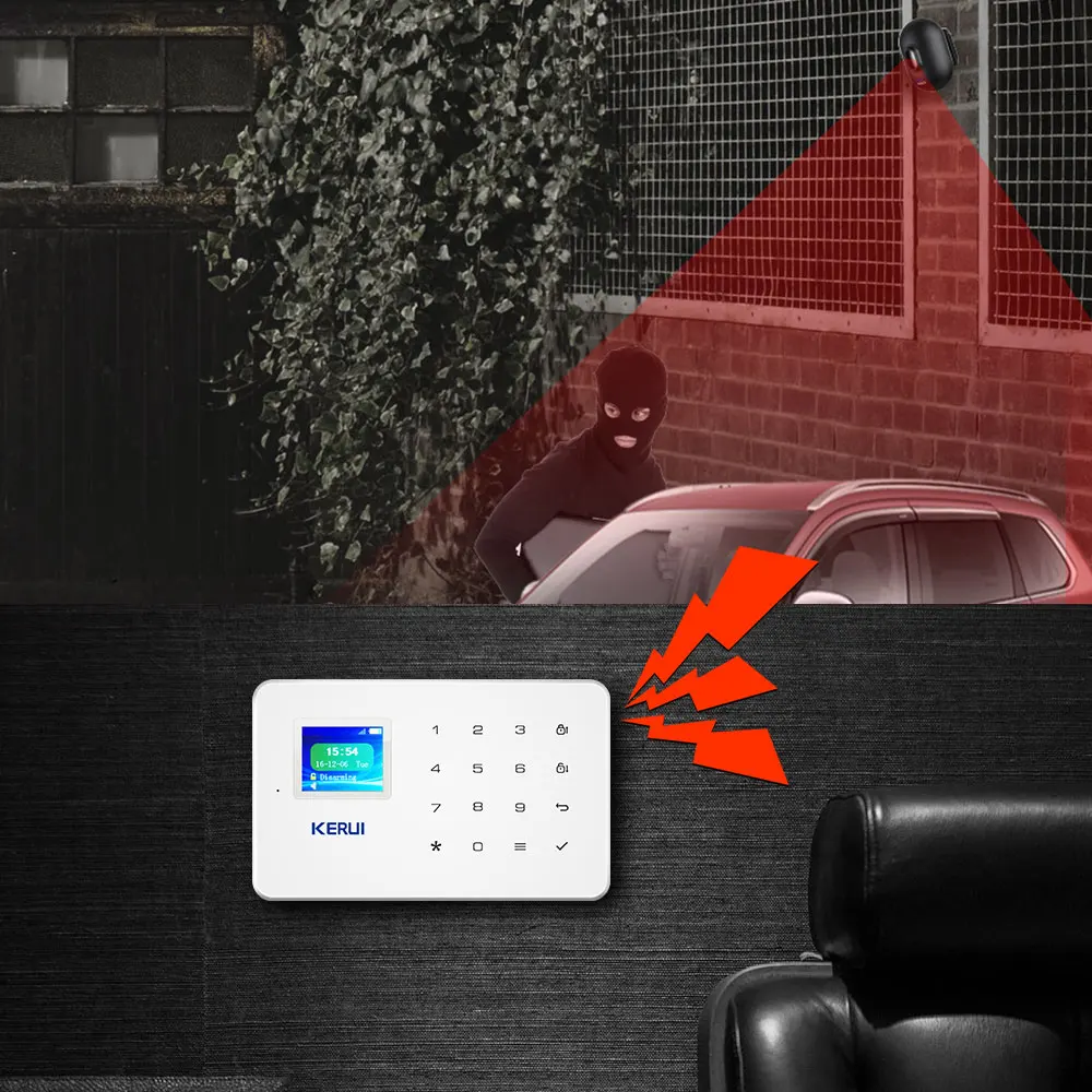 Waterproof Outdoor PIR Motion Detector KERUI FSK Wireless Driveway Chime, Garage Burglar Intrusion Security Alarm System
Waterproof Outdoor PIR Motion Detector KERUI FSK Wireless Driveway Chime, Garage Burglar Intrusion Security Alarm System