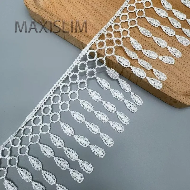 Manufacturer Supplies White 7CM Tassel Lace Polyester Light Water-soluble Lace Curtain Shawl Canopy with Accessories
Manufacturer Supplies White 7CM Tassel Lace Polyester Light Water-soluble Lace Curtain Shawl Canopy with Accessories
