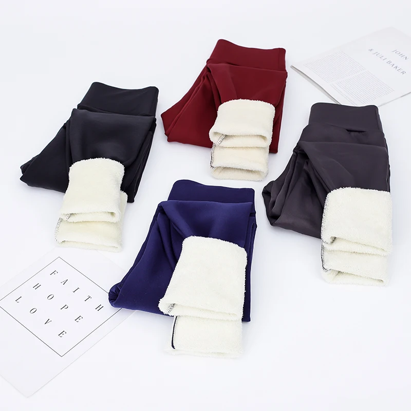Thickened Wool Pencil Pants Winter Women's Tight Warm Pants Autumn And Winter Lamb Fleece Elastic Solid Tights Women's
Thickened Wool Pencil Pants Winter Women's Tight Warm Pants Autumn And Winter Lamb Fleece Elastic Solid Tights Women's