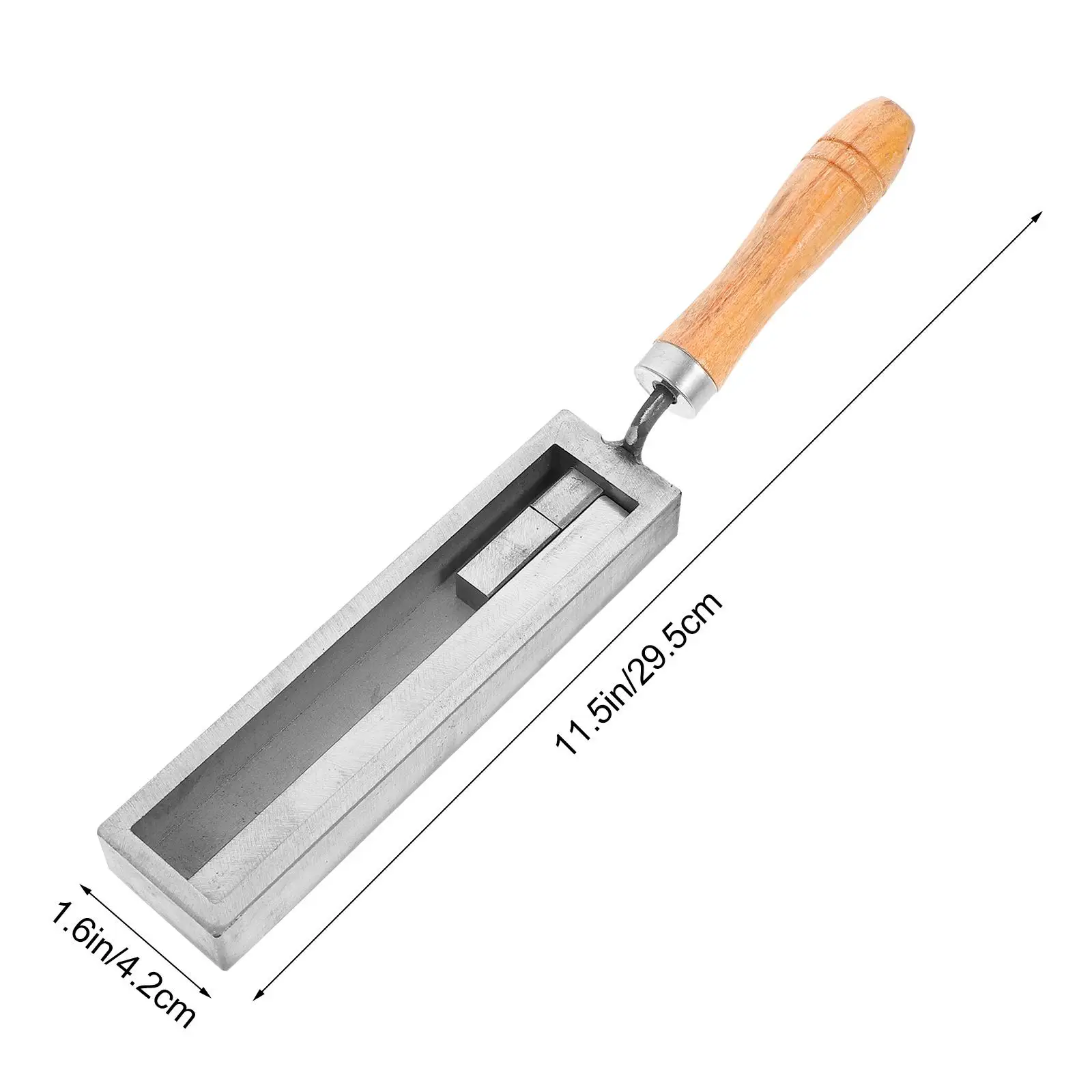 1Pc Seven Inch Durable Iron Wood Handle Melting Mold for Gold Silver Refining Jewelry Making Tool Metal Casting Wax Pot Oil Tank
1Pc Seven Inch Durable Iron Wood Handle Melting Mold for Gold Silver Refining Jewelry Making Tool Metal Casting Wax Pot Oil Tank