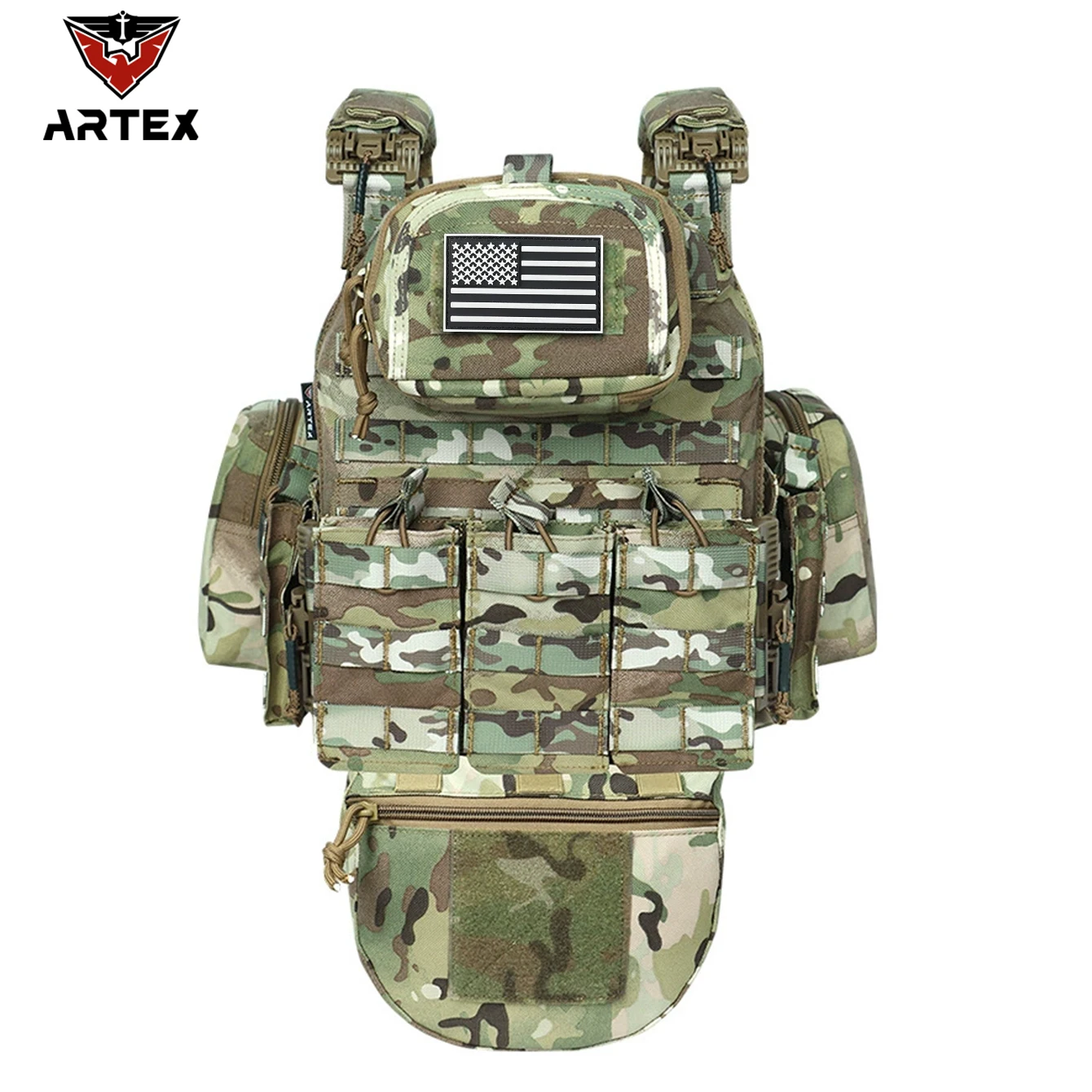 Система расширения MOLLE. Прочная талия с карманами для хранения с обеих сторон для удобного вкл. и выключения охотничьего жилета.
Система расширения MOLLE. Прочная талия с карманами для хранения с обеих сторон для удобного вкл. и выключения охотничьего жилета.