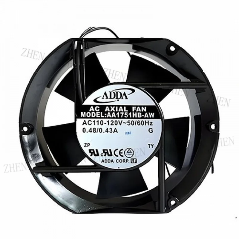 Y 1 Pc. New FOR AA1751HB-AW Cooling Fan 17251 AC110-120V 0.48/0.43A 17CM 2Pin
Y 1 Pc. New FOR AA1751HB-AW Cooling Fan 17251 AC110-120V 0.48/0.43A 17CM 2Pin