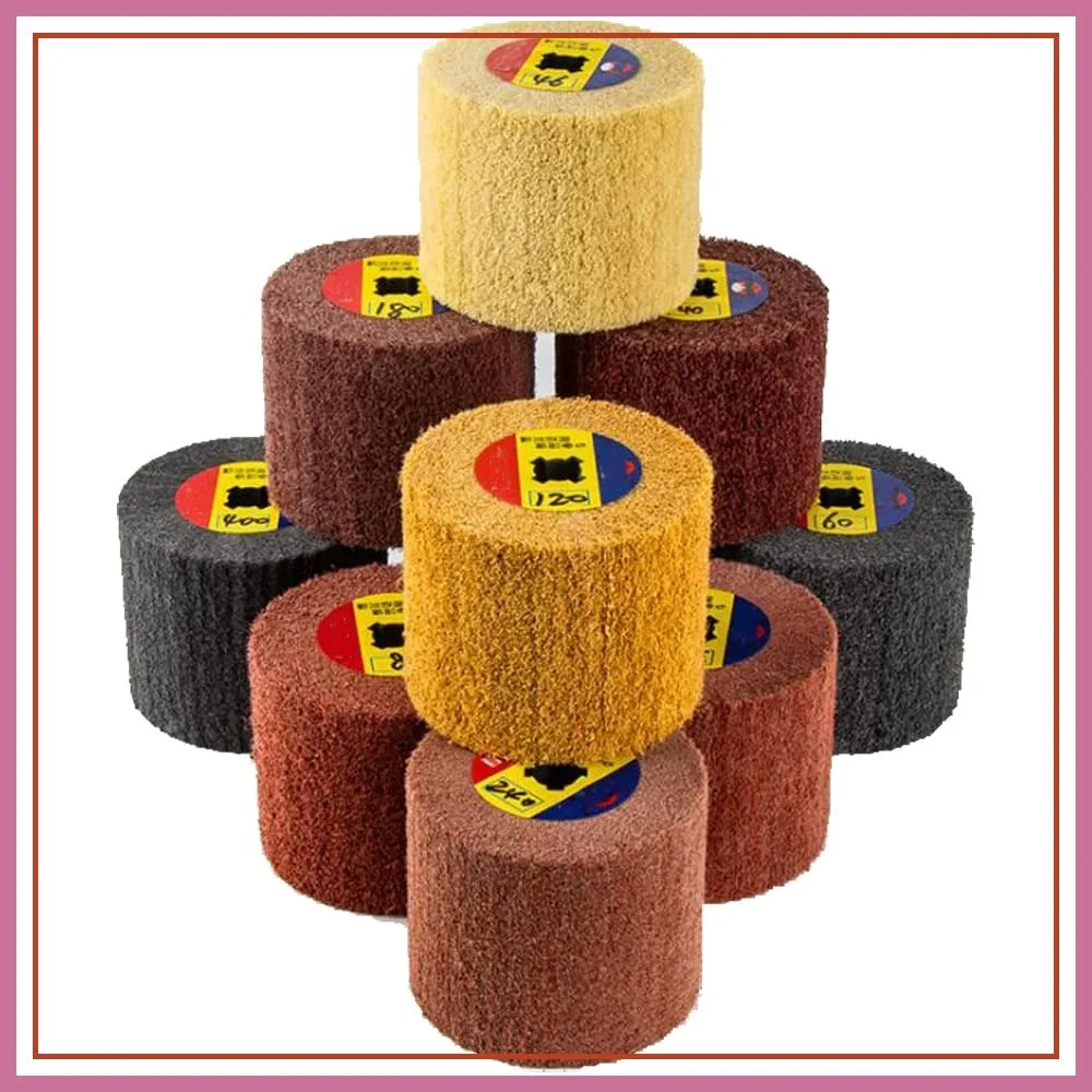 7 Pcs Abrasive Drawing Wheel Set, 4.7" x 4" Finishing Drum, Grit 60-600 for Metal Surface Conditioning
7 Pcs Abrasive Drawing Wheel Set, 4.7" x 4" Finishing Drum, Grit 60-600 for Metal Surface Conditioning