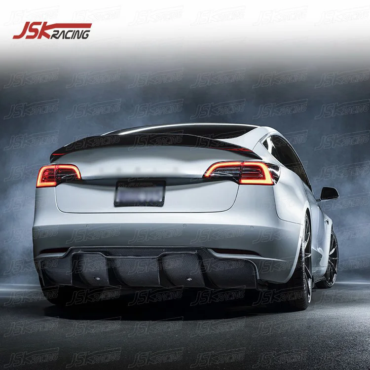 Vorstein Style Carbon Fiber Rear Diffuser For 2016-2019 Tesla Model 3 Body Kit Car Bumpers Diffuser Modified Upgraded
Vorstein Style Carbon Fiber Rear Diffuser For 2016-2019 Tesla Model 3 Body Kit Car Bumpers Diffuser Modified Upgraded