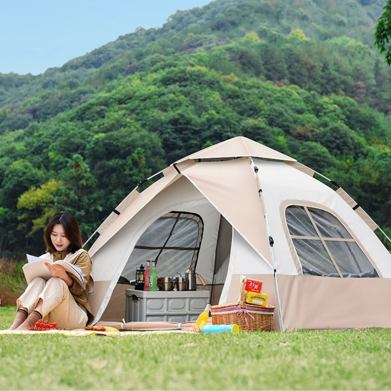 Outdoor Camping Tent Lightweight Single Layer Waterproof Mosquito Proof Easy Setup Reusable Large Space Dropship Storefronts
Outdoor Camping Tent Lightweight Single Layer Waterproof Mosquito Proof Easy Setup Reusable Large Space Dropship Storefronts
