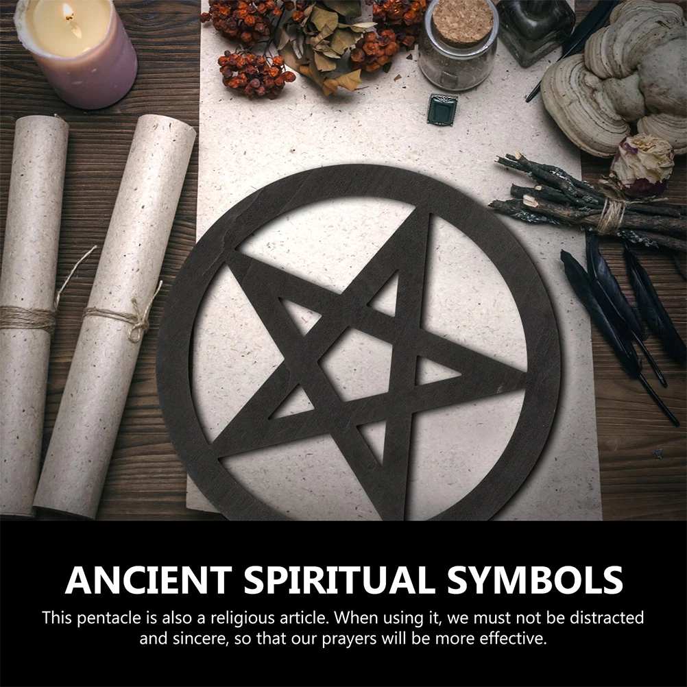 2pcs Wooden Pentacle Decor Home Altar Decoration Pentagram Carving Wood Spiritual Symbol Party Atmosphere Ornament
2pcs Wooden Pentacle Decor Home Altar Decoration Pentagram Carving Wood Spiritual Symbol Party Atmosphere Ornament