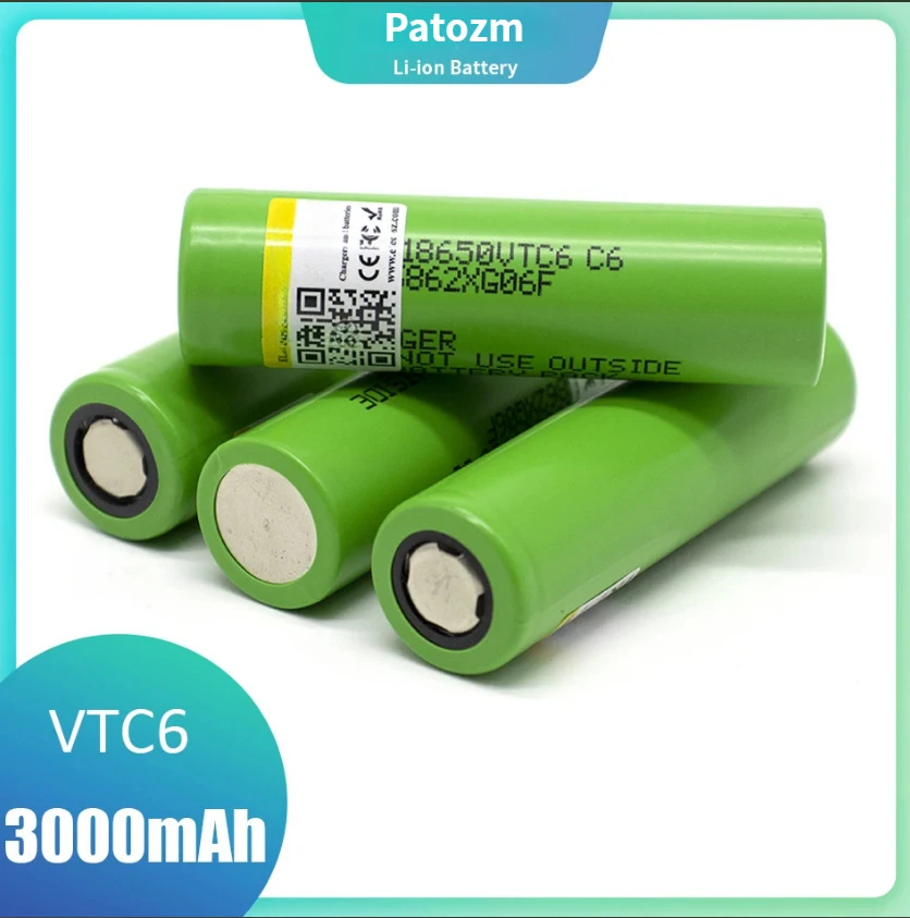 Sony 18650 Vtc6 Rechargeable Lithium-Ion Battery 3000MAh 3.7V Flashlight Microphone Portable Fan Free Shipping Volume Discount
Sony 18650 Vtc6 Rechargeable Lithium-Ion Battery 3000MAh 3.7V Flashlight Microphone Portable Fan Free Shipping Volume Discount