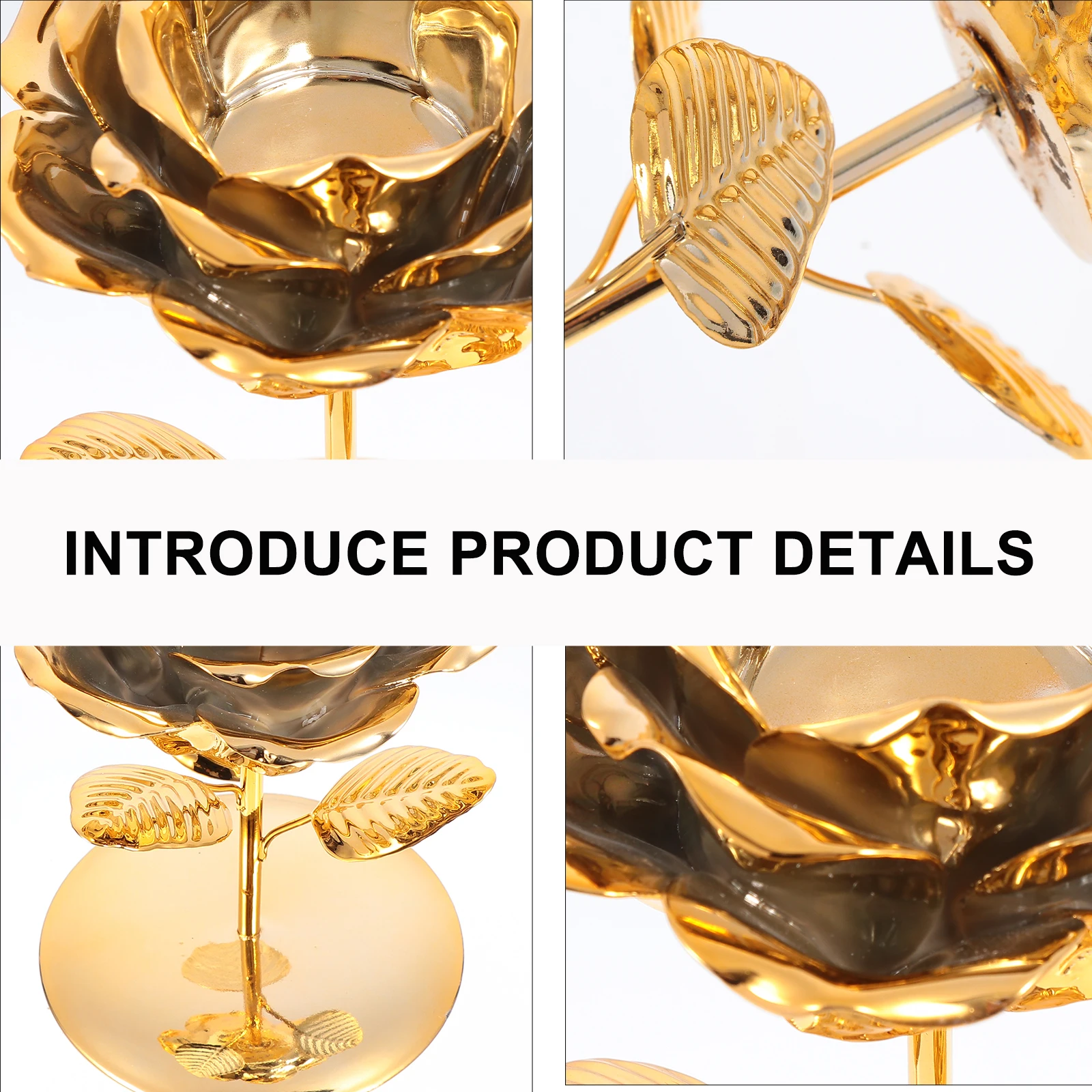 1pc Nordic Style Flower Candlestick Wrought Iron Candleholder Desktop Decorative Adornment For Home Wedding Banquet 
1pc Nordic Style Flower Candlestick Wrought Iron Candleholder Desktop Decorative Adornment For Home Wedding Banquet