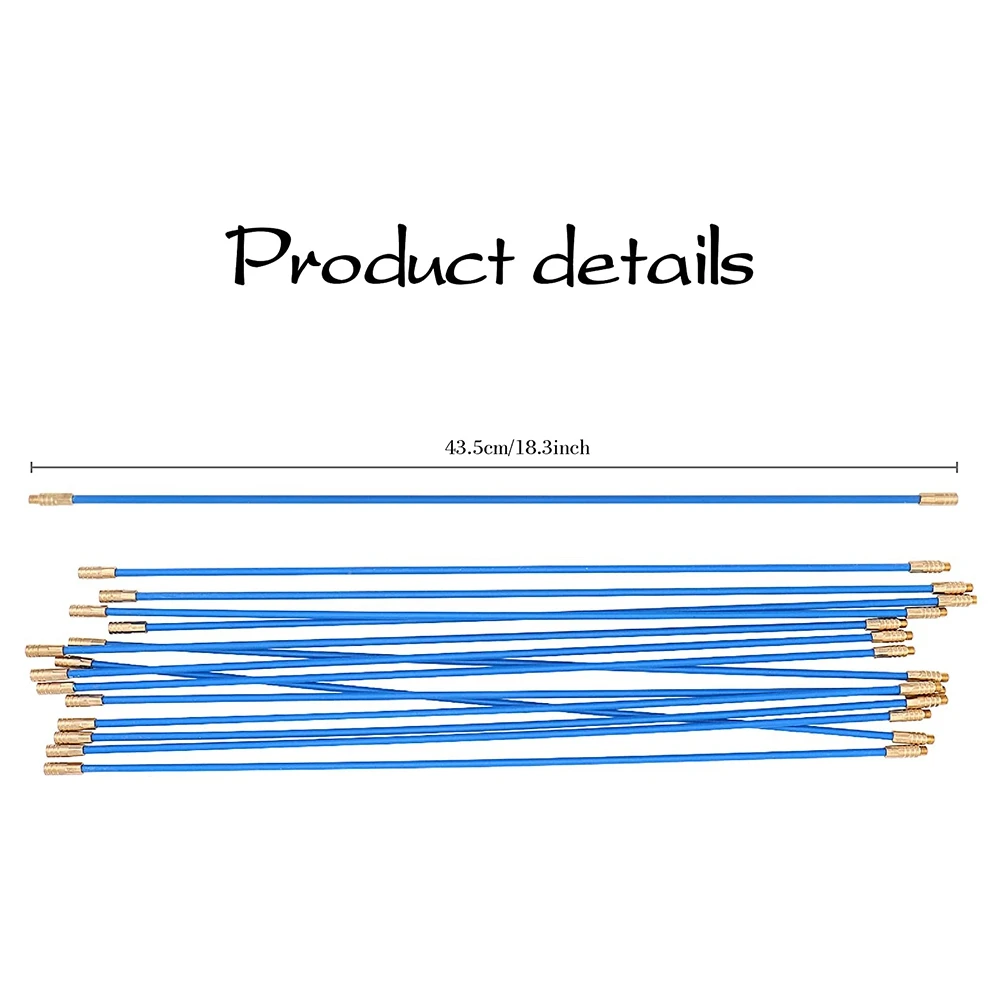 ABJN-Fiberglass Fish Tape Cable Rods,Electrical Wire Running Push/Pull Kit With Hook And Hole Kit In Transparent Tube
ABJN-Fiberglass Fish Tape Cable Rods,Electrical Wire Running Push/Pull Kit With Hook And Hole Kit In Transparent Tube