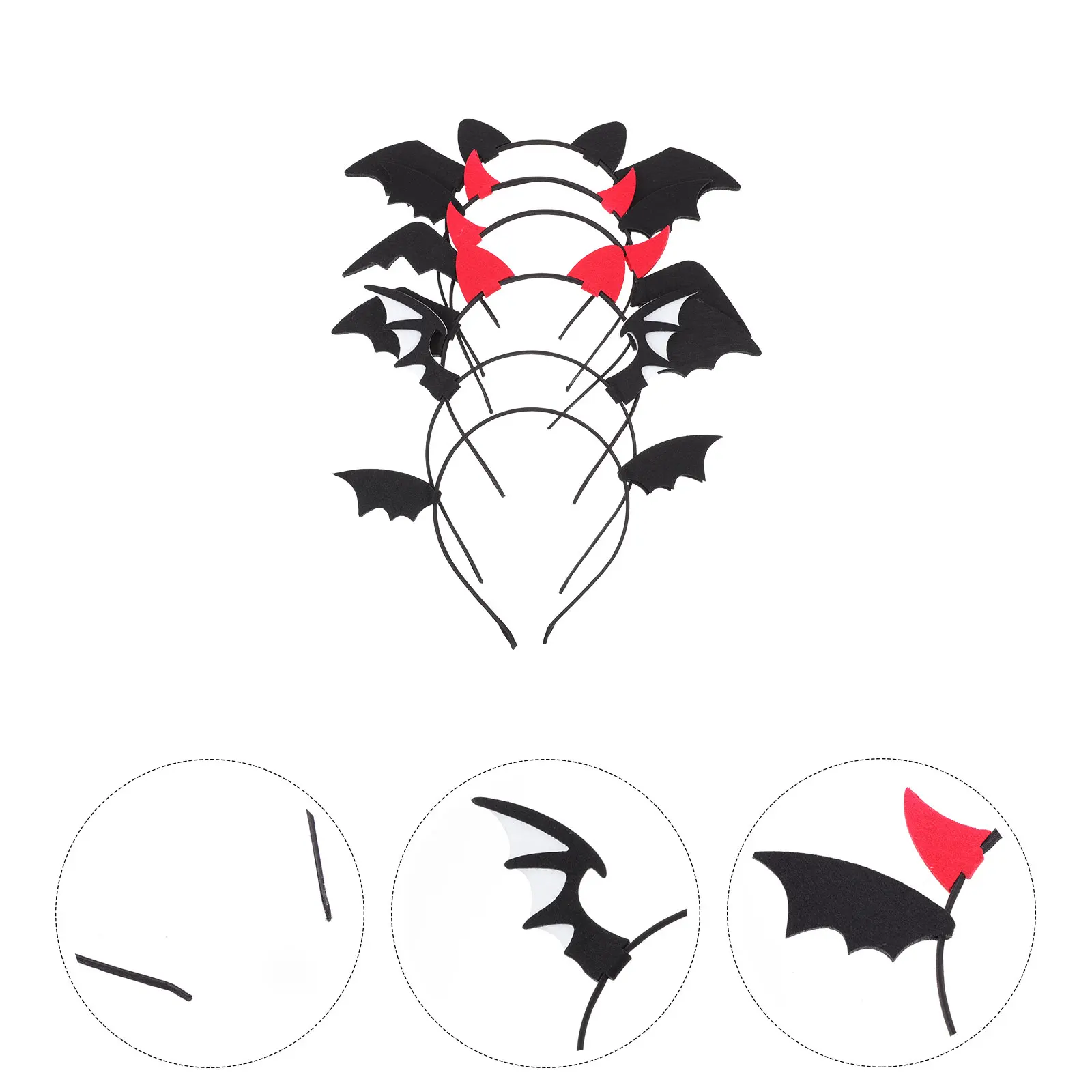 6 Pcs Little 's Wings Hairband Halloween Headbands Pumpkin Creative Funny Costume Headdress Fabric for Party Girl Girls
6 Pcs Little 's Wings Hairband Halloween Headbands Pumpkin Creative Funny Costume Headdress Fabric for Party Girl Girls